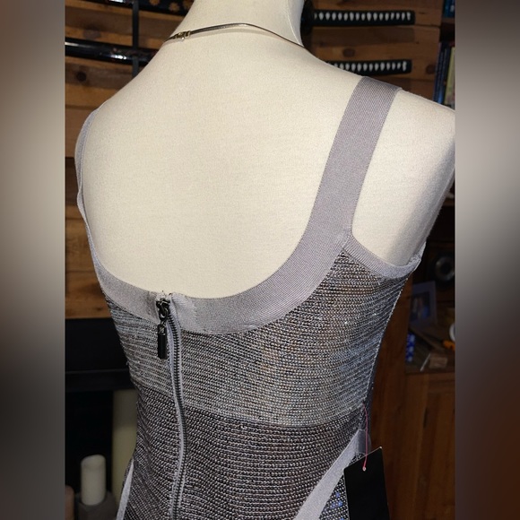 🆕 BEBE Sequined Party Dress - Picture 5 of 8